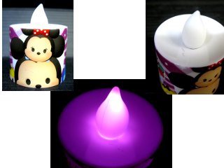 ディズイーツムツムカラフルミニキャンドルライト