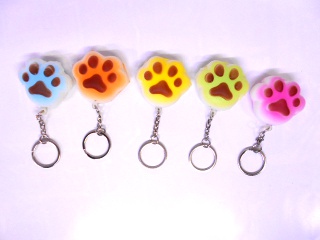 ネコの手スクイーズキーホルダー 駄菓子・小物玩具卸 千田商店