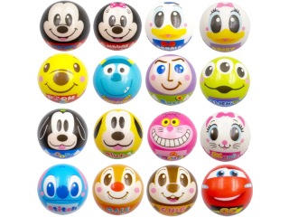 ディズニー顔柄PUボール